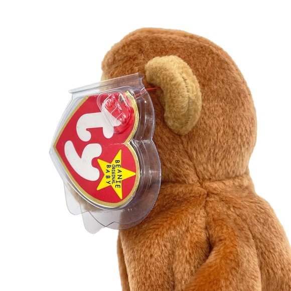 TY Beanie Baby 1995 Bongo The Monkey & Sealed McDonald’s Teenie Beanie Bongo - Picture 5 of 10